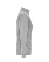 Arbeits Sweatjacke Damen Grau